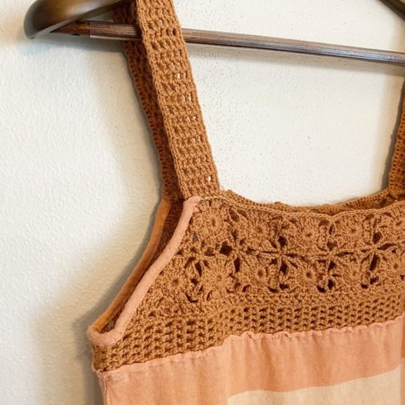 We The Free Sayulita Striped Crocheted Tunic Dress - Picture 5 of 10